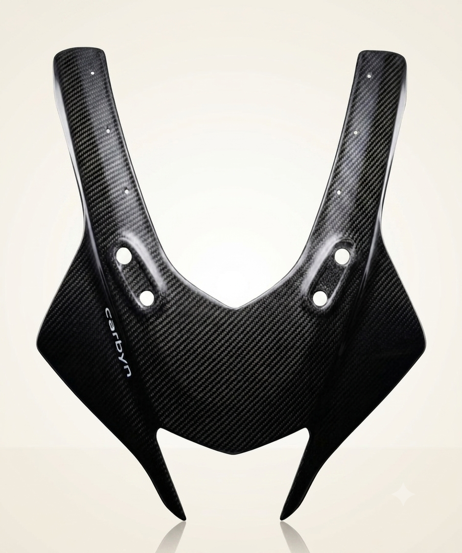 Carbon fibre oil cooler shrouds