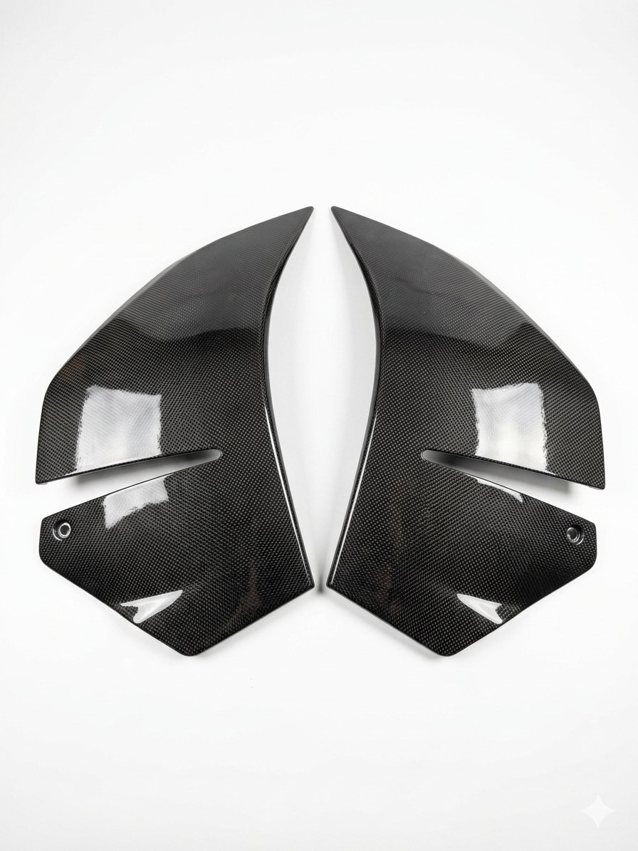 Carbon fibre RC side fairers pair